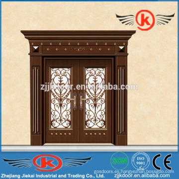 JK-C9041 fascinante pintura china talla de cobre puerta de arte mian puerta